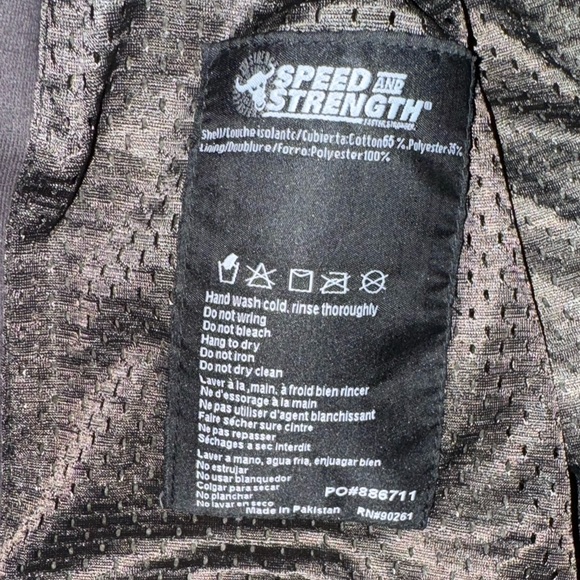 NWOT Speed and Strength-motorcycle Go for Brook armored hoodie jacket size S - Picture 6 of 16